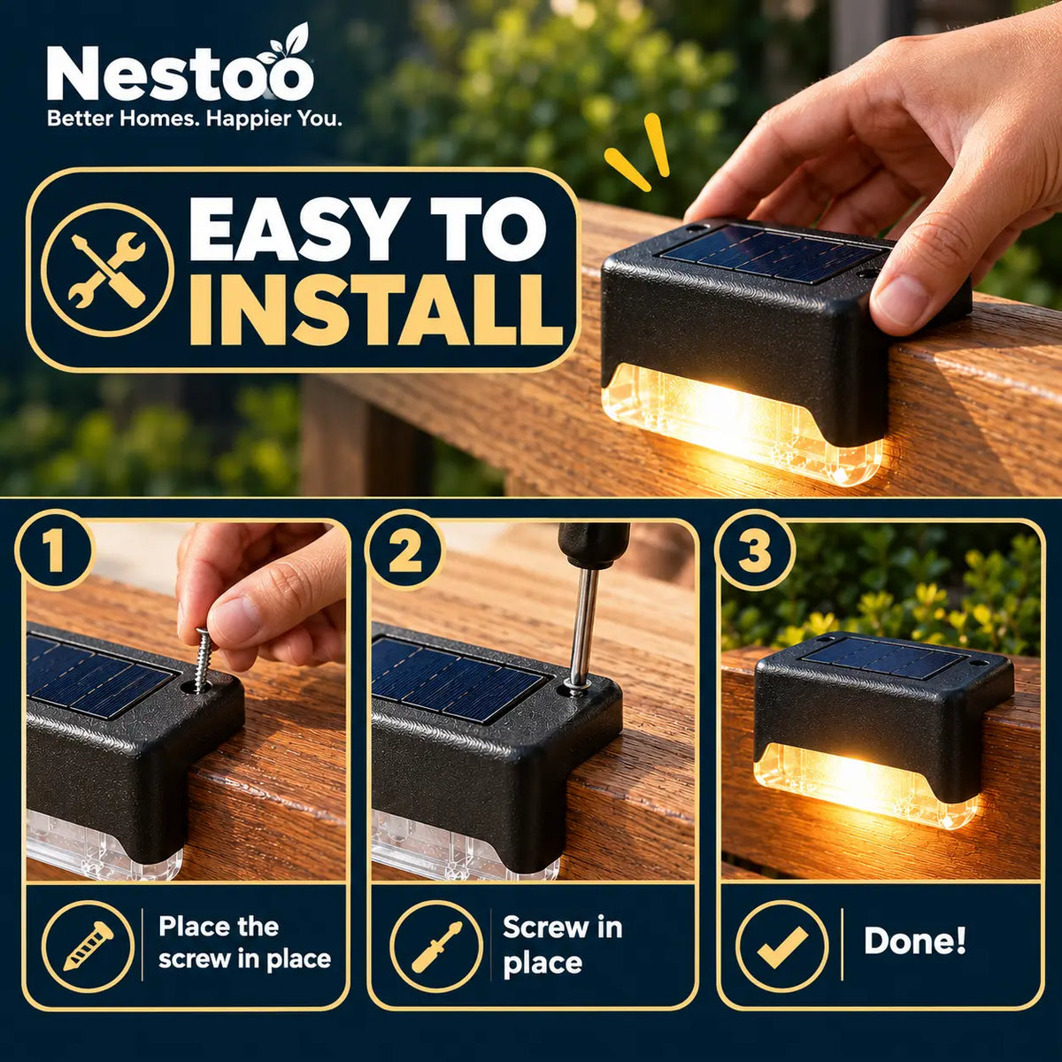 Nestoo - Outdoor Solar Lights | 🔥Buy 2 Get 2 Free🔥