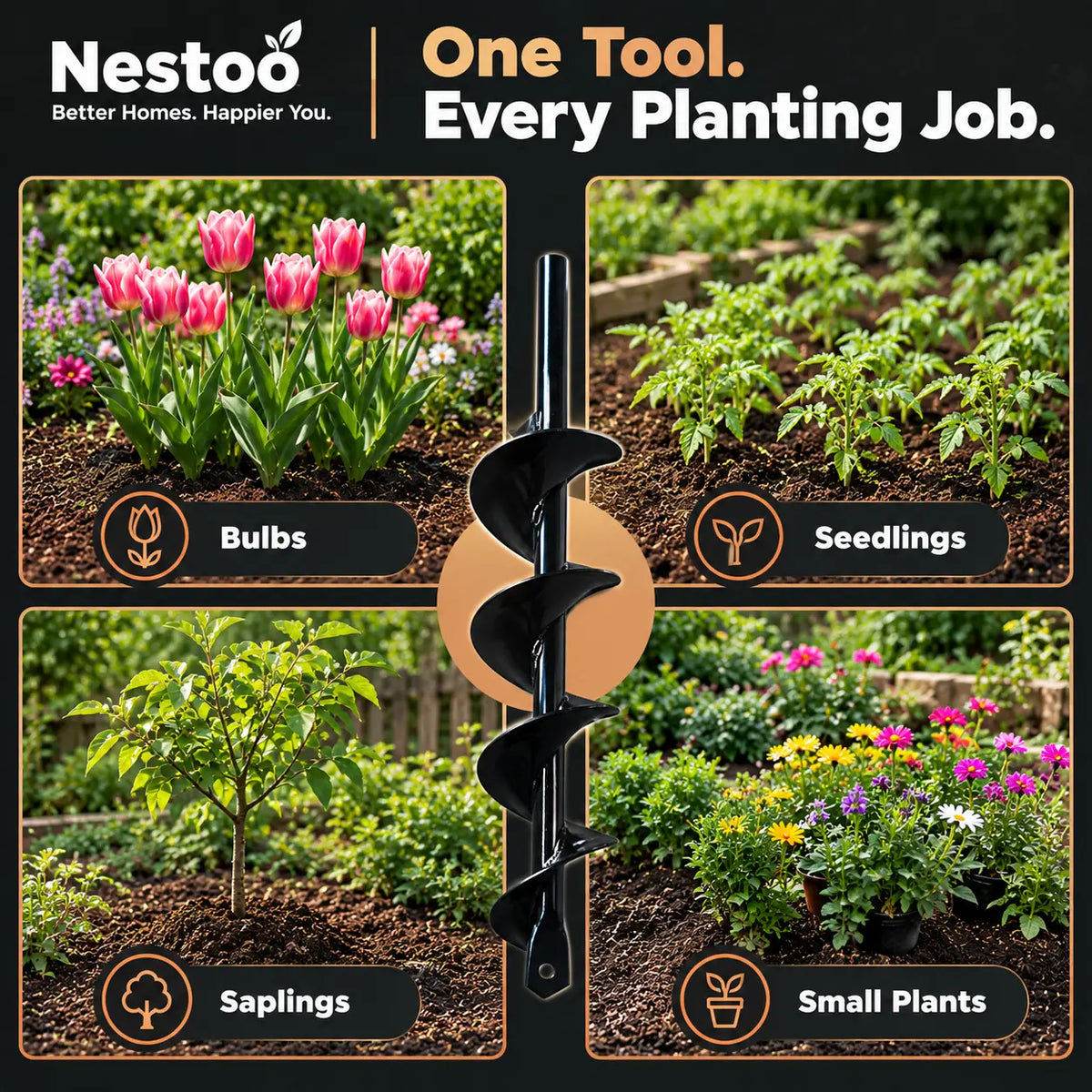 Nestoo™ - Fast Gardening Hole Digger Tool