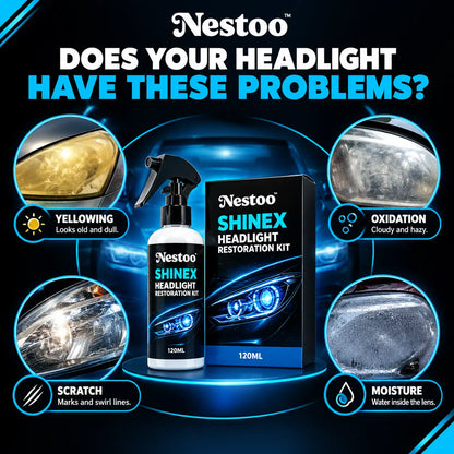 Nestoo™ ShineX Headlight Restoration Kit 🔥Festive Sale🔥