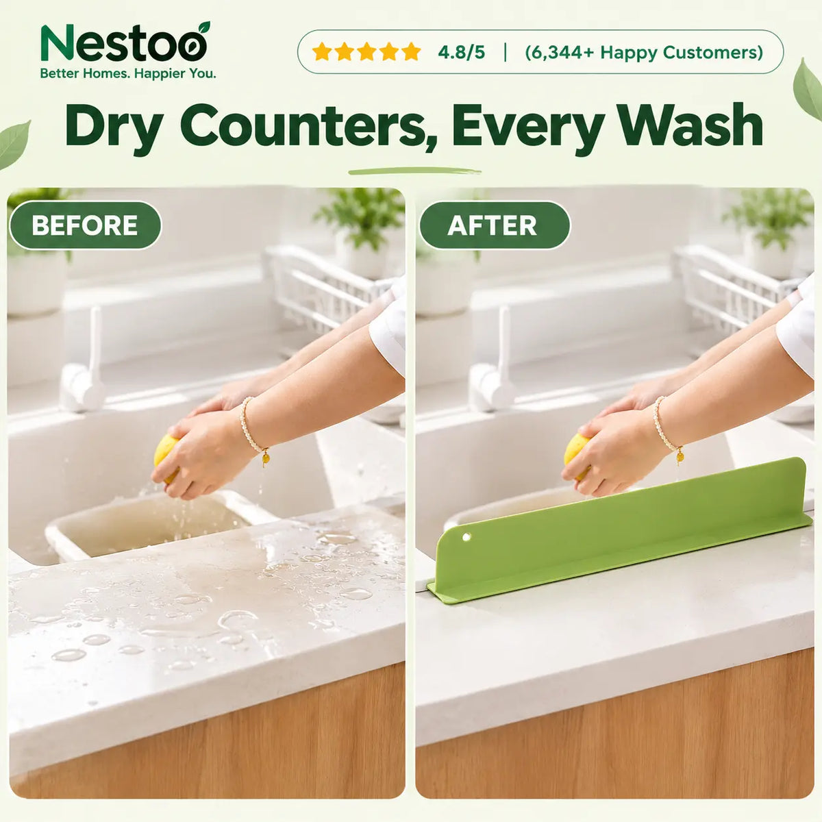 Nestoo - Sink Splash Guard 🔥Buy 1 Get 1 Free🔥