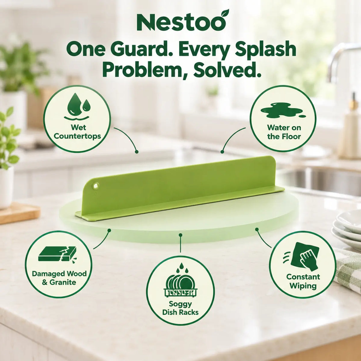 Nestoo - Sink Splash Guard 🔥Buy 1 Get 1 Free🔥